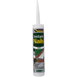 Everbuild Instant Nails White Solvent Free Adhesive 290ml