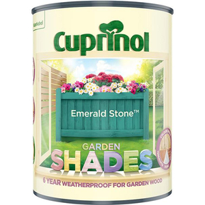Cuprinol, Garden Shades, Emerald Stone, 1L, Wood Protection