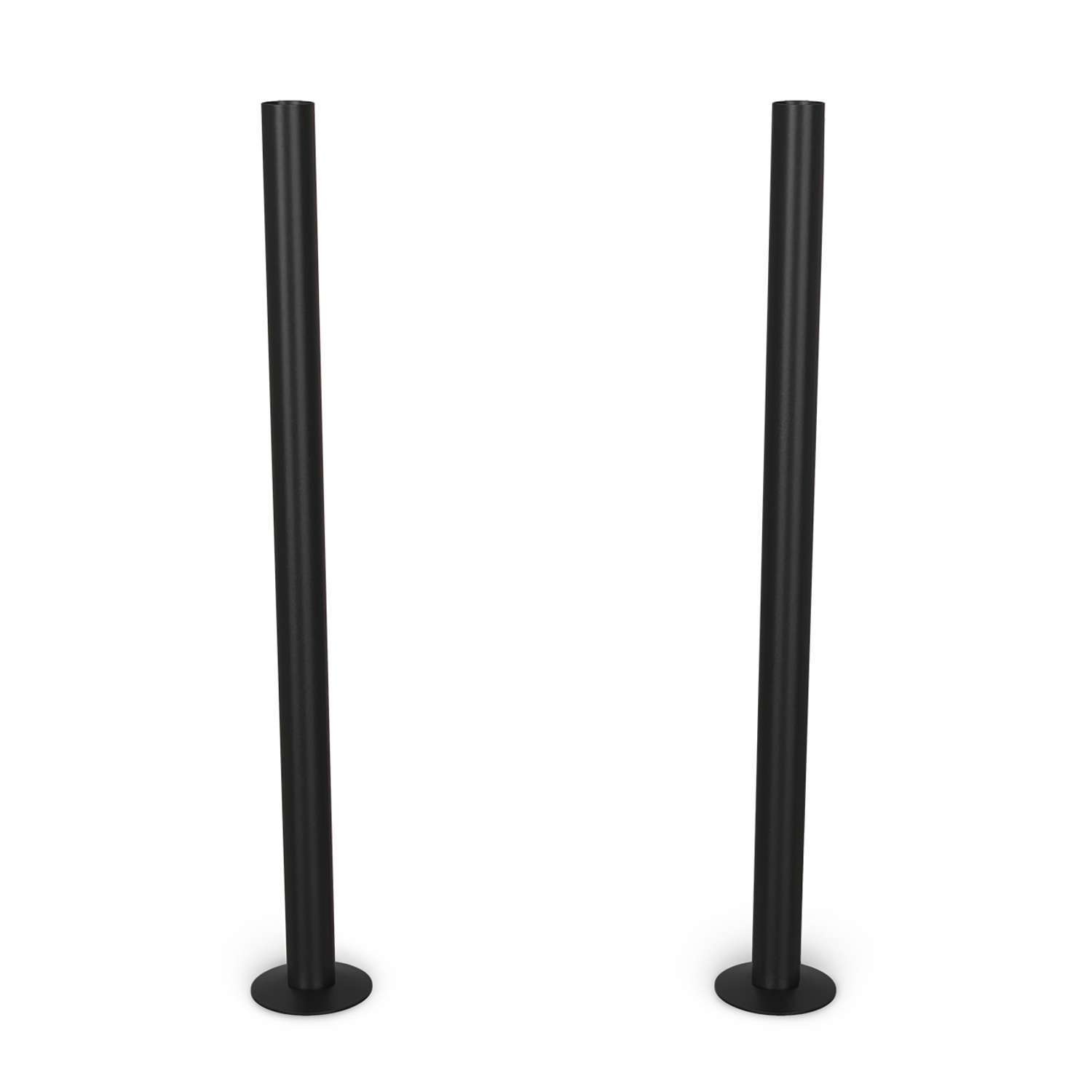 Uk Radiators Talus - Black Matte Pipe Covers - Black / 304Mm - Image 2