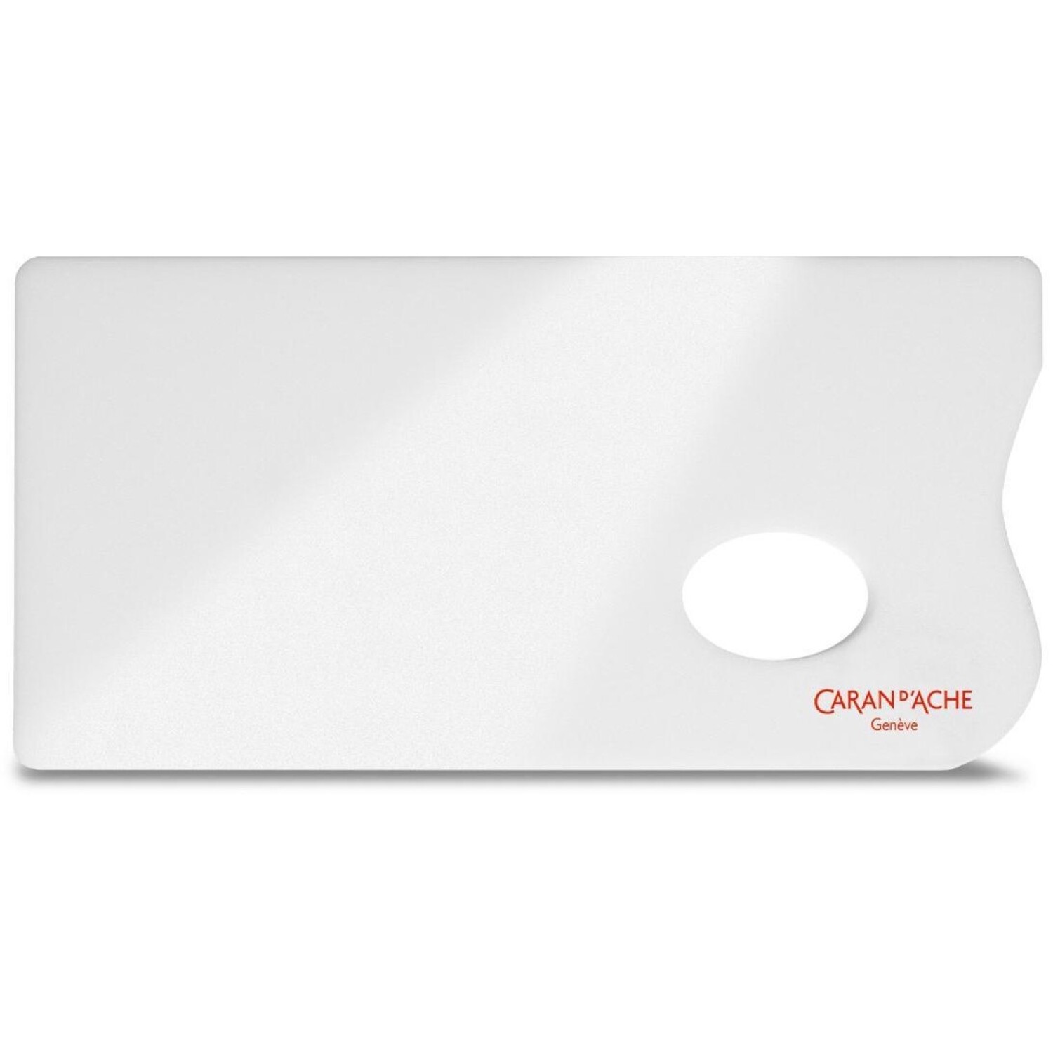 Caran D'ache Artists Plexiglas Palette White 26X13cm - Dual-Sided - White