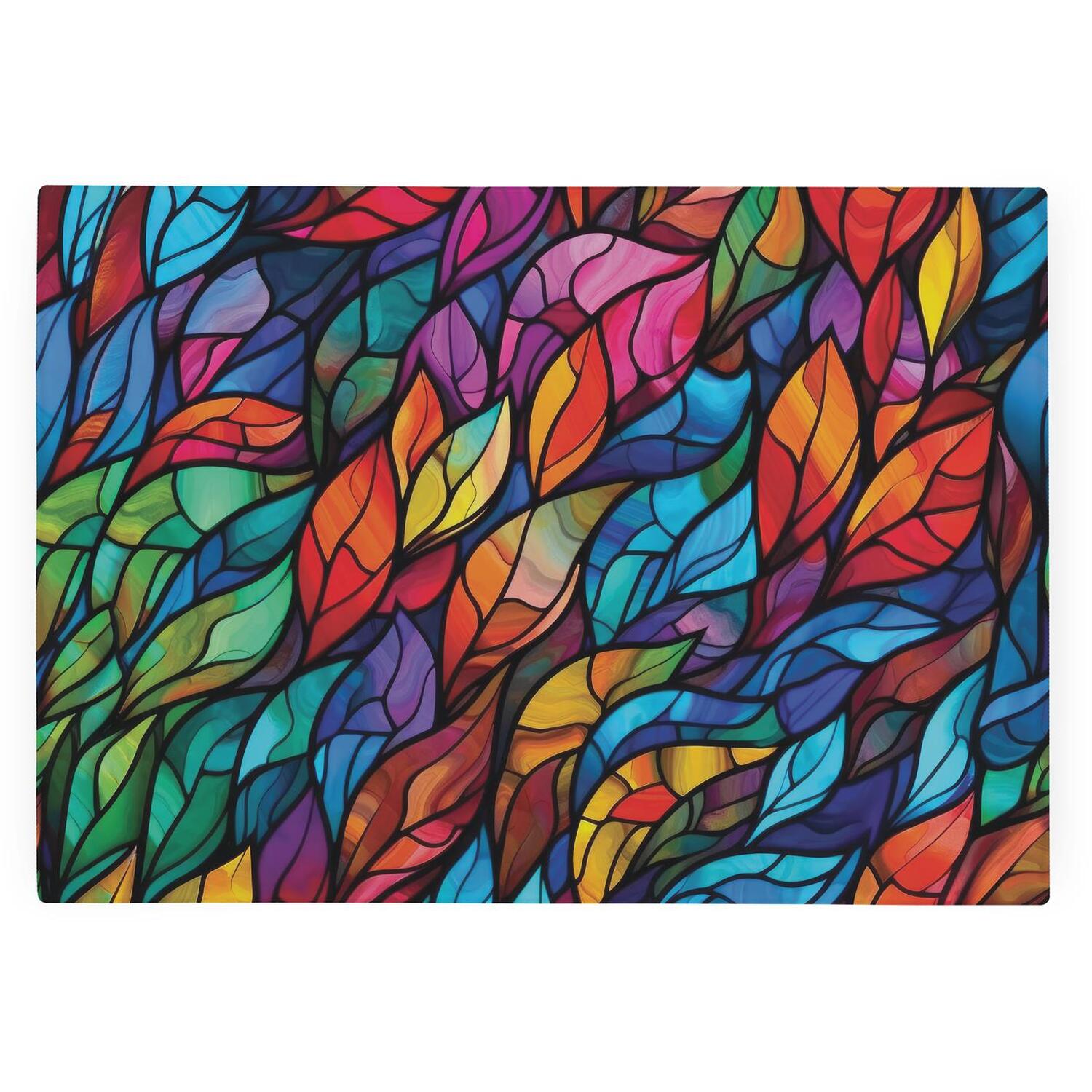 Image of Stained Glass Pattern Smooth Glass Worktop&hellip;