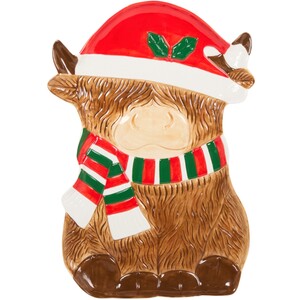 Highland Cow Serving Plate
