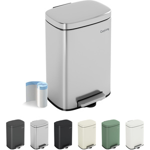 CozyLiving 5L Pedal Bin - Compact Kitchen Bathroom Office Rubbish Bin