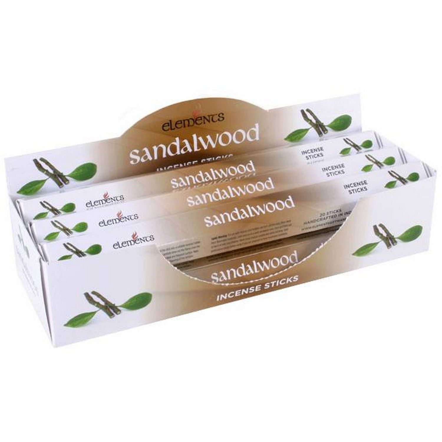 Something Different Elements Incense Stick 6 Pack Display Set Sandalwood (One Size) (Multicolour) - Image 2