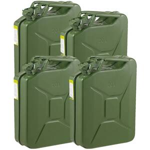 Pegdev 20L Heavy Duty Jerry Cans UN Certified Pack of 4