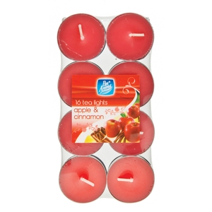 Pack of 16 Apple and Cinnamon Tea Lights