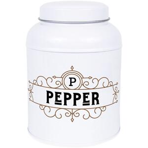 Pepper Canister - Vintage Small Domed Kitchen Storage Container 600ml