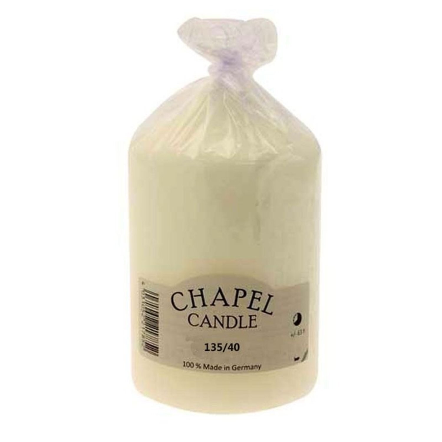 Kdmd Pack Of 3 Chapel Pillar Candles - Cream