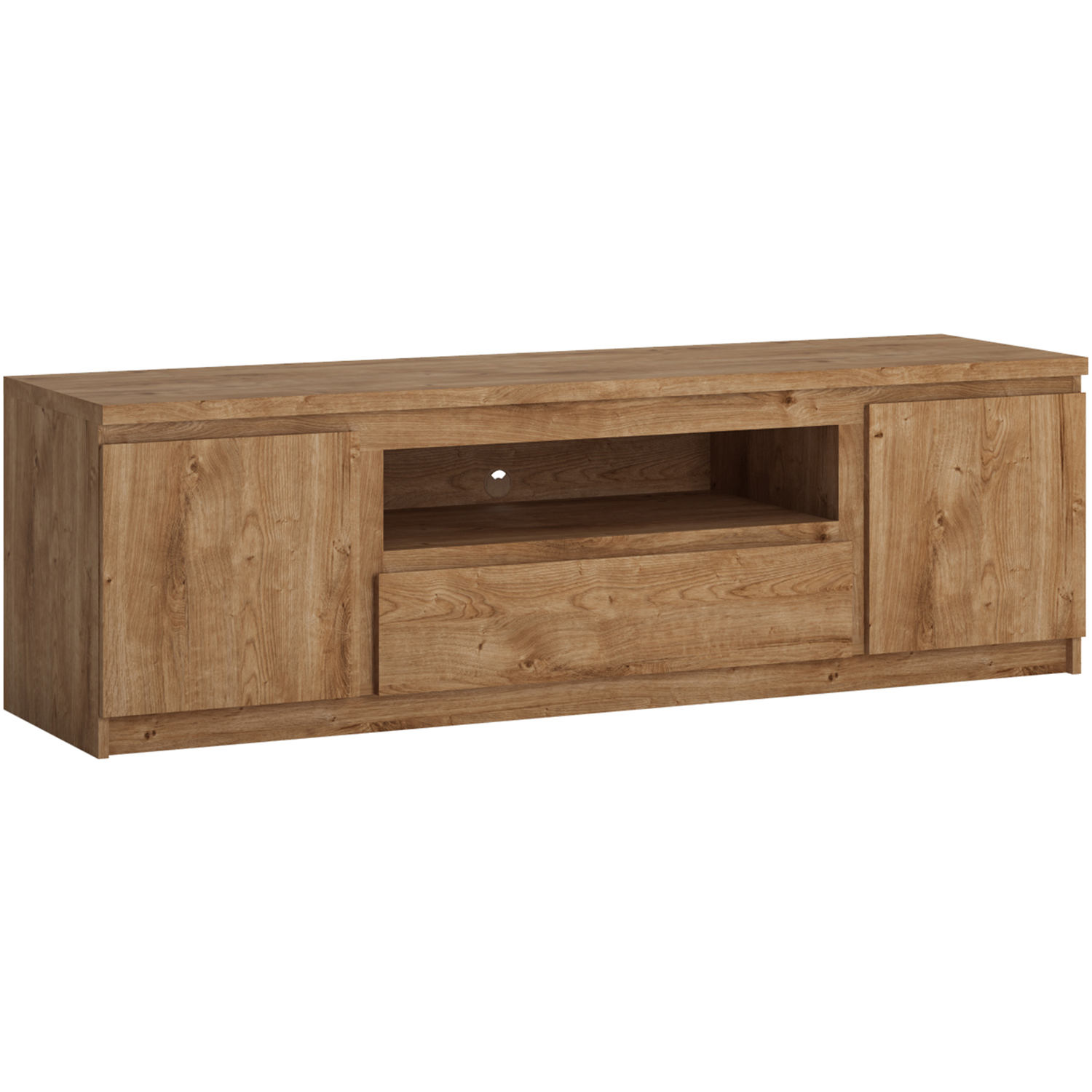 Furniture To Go Fribo 2-Door 1-Drawer Tv Cabinet - Oak / 165.4Cm - Image 5