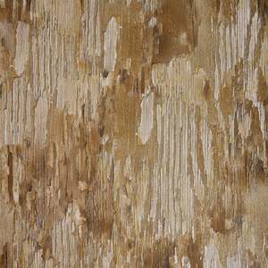 Sample of Novara wallpaper in Dark & Light Brown and Gold Glitter