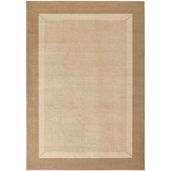 Hanse Home Designer Velours Band Classic Elegance Polypropylene Bordered Runner Rug Beige