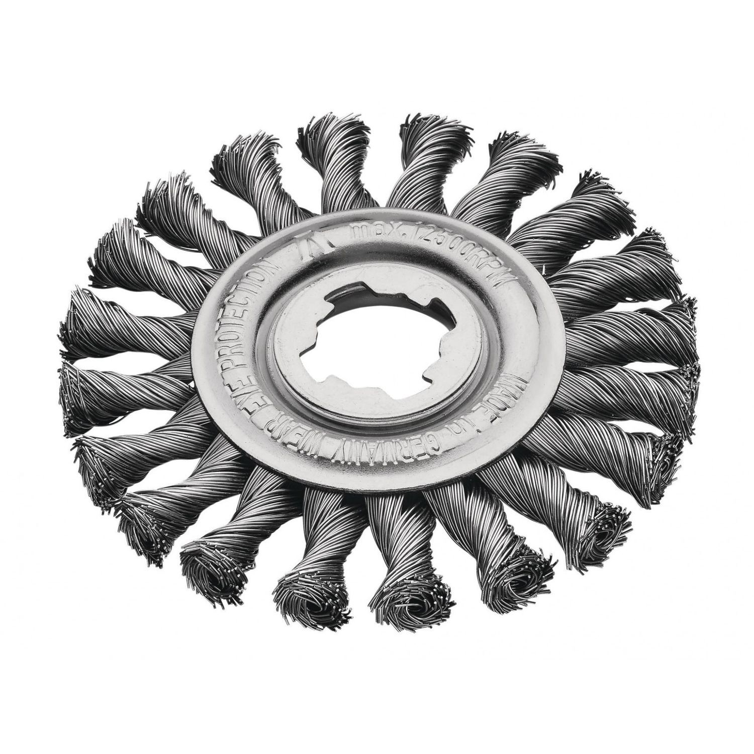 Lessmann X-Lock Non-Spark Knot Wheel Brush C - Multi Colour