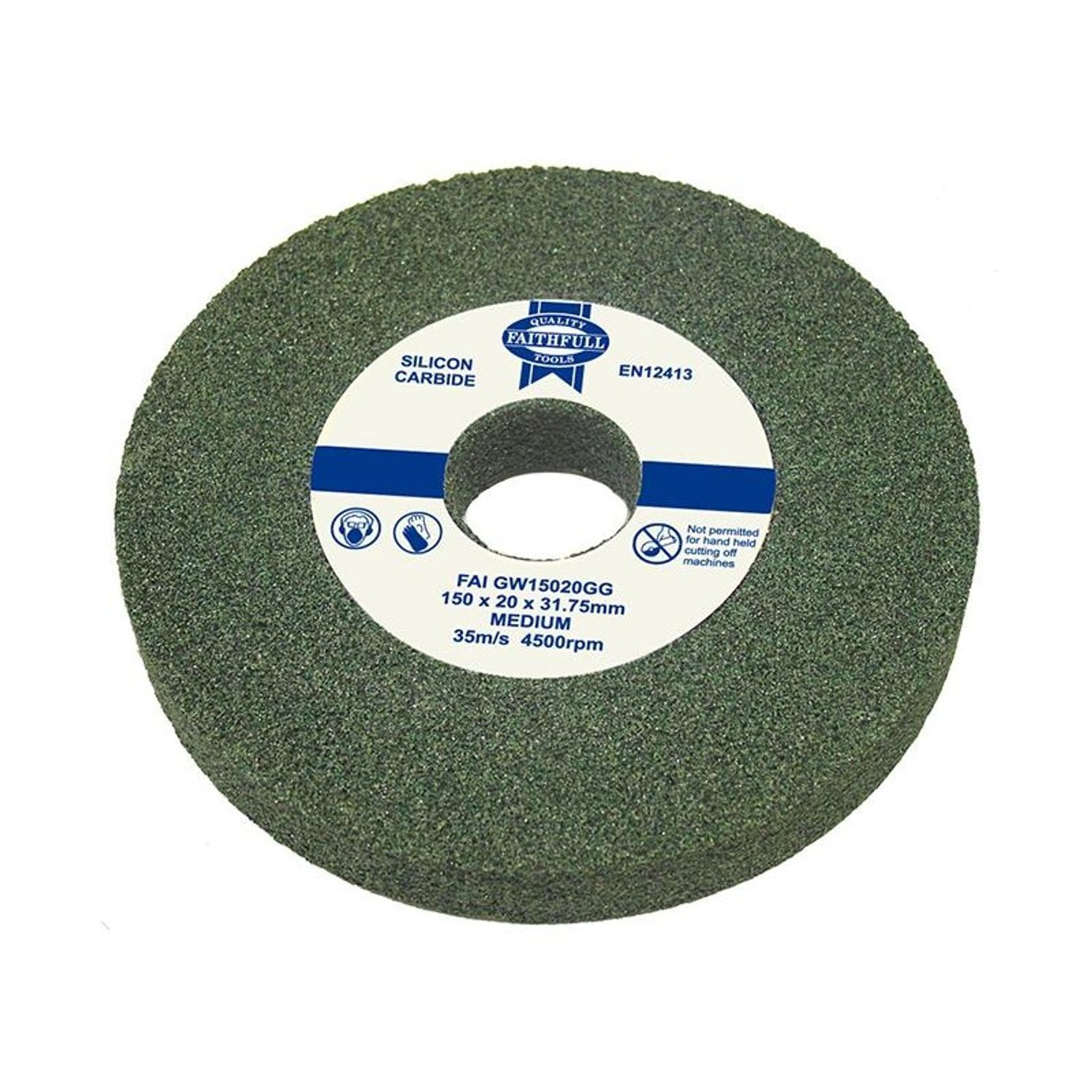 Faithfull Grinding Wheels, Silicon Carbide B - Multi Colour