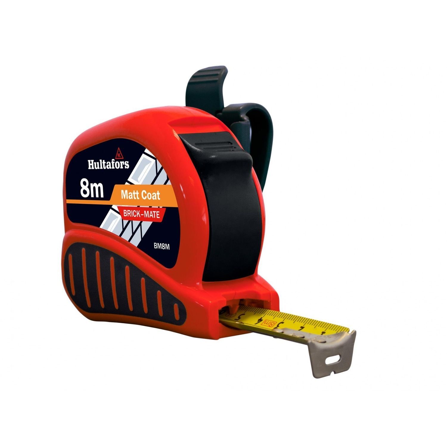 Hultafors Bm8m Brick-Mate Pocket Tape 8M (Width 25Mm) (Metric Only) A - Multi Colour