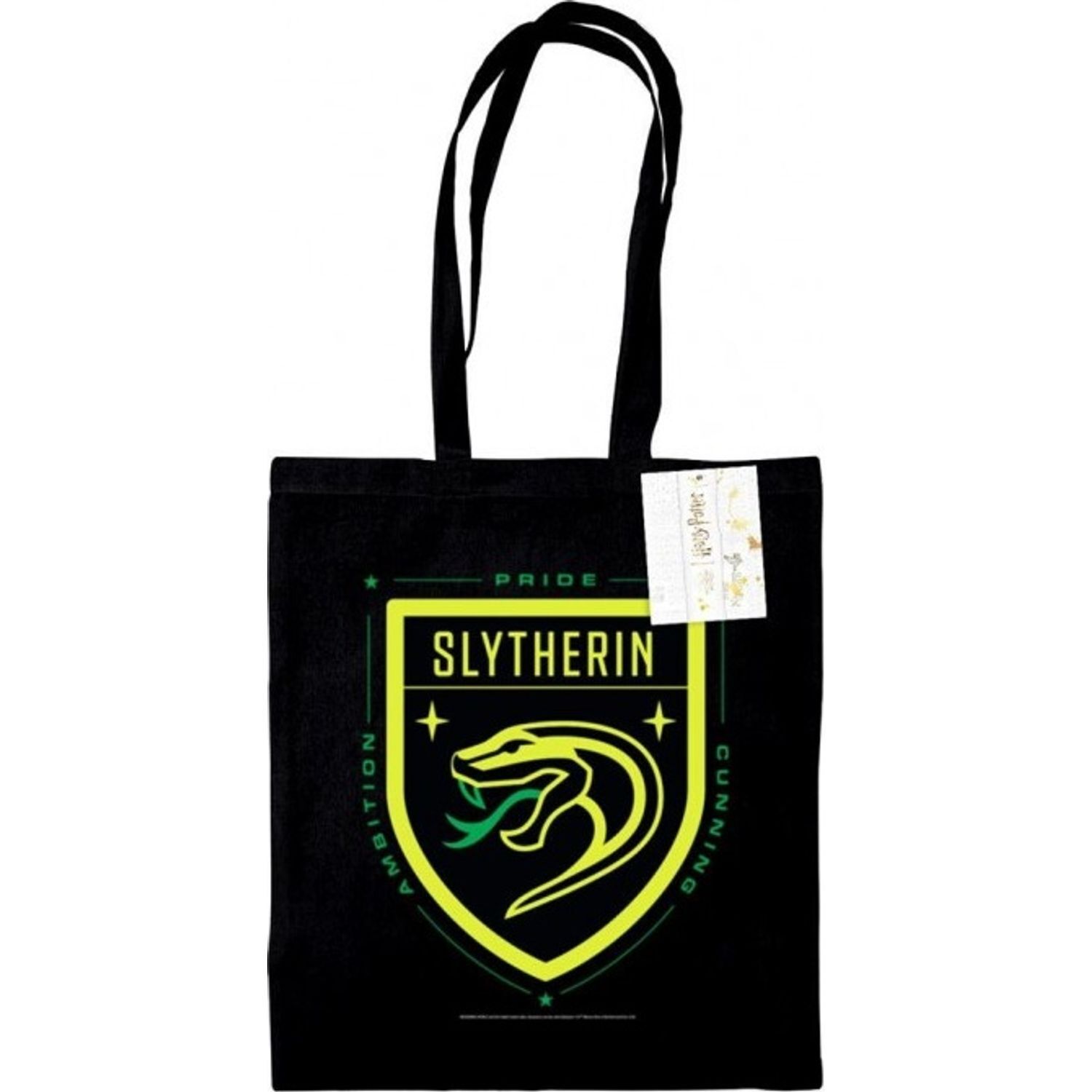 Harry Potter Fan Flyer Slytherin Tote Bag - Black/Yellow/Green