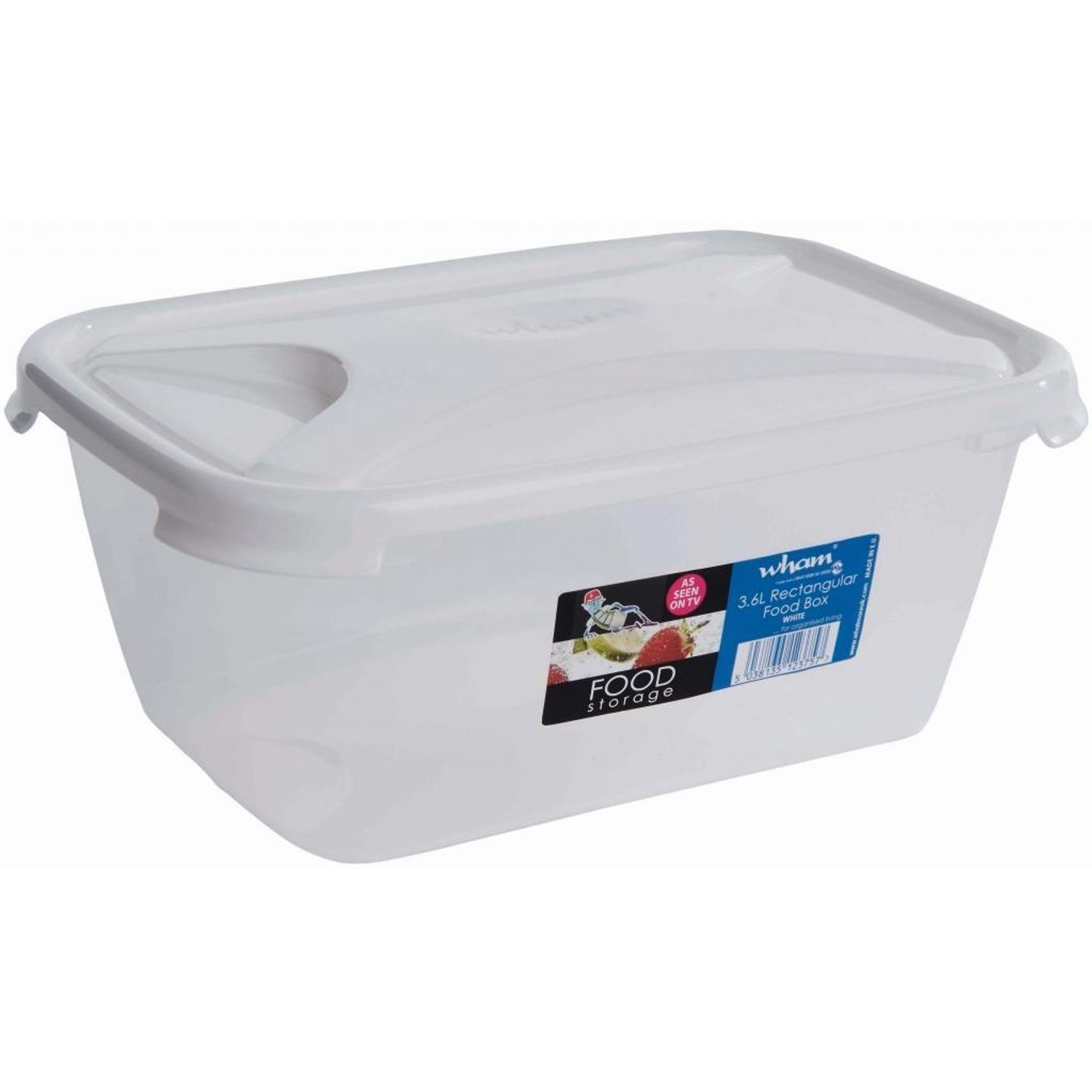 Wham Rectangular Food Storage Container A - White
