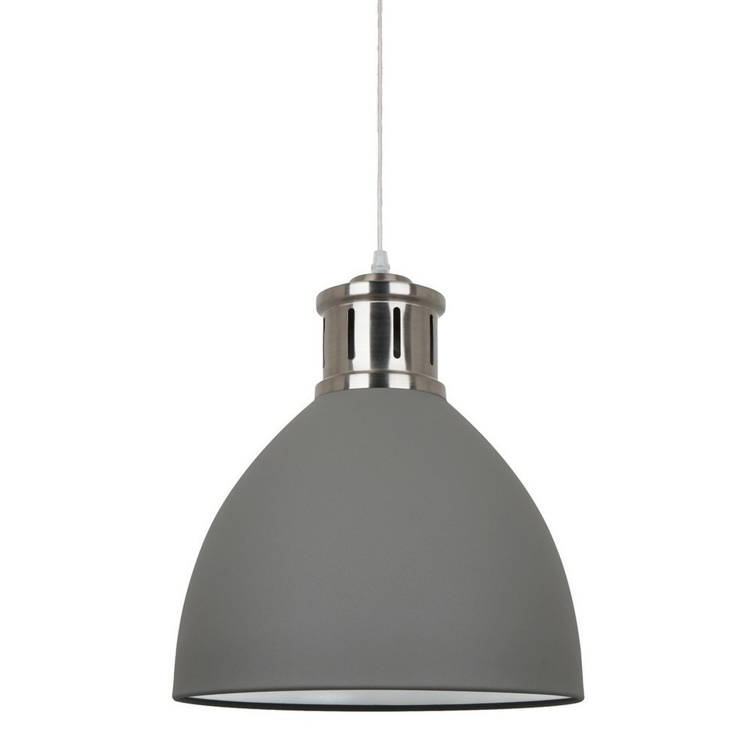 Italux Lighting Industrial Pendant Light Grey C - Grey