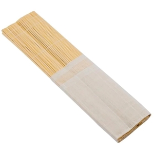 Bamboo Brush Roll - Natural Wood