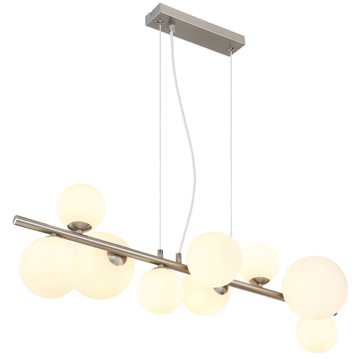 Globo Lighting Riha Pendant Light Nickel