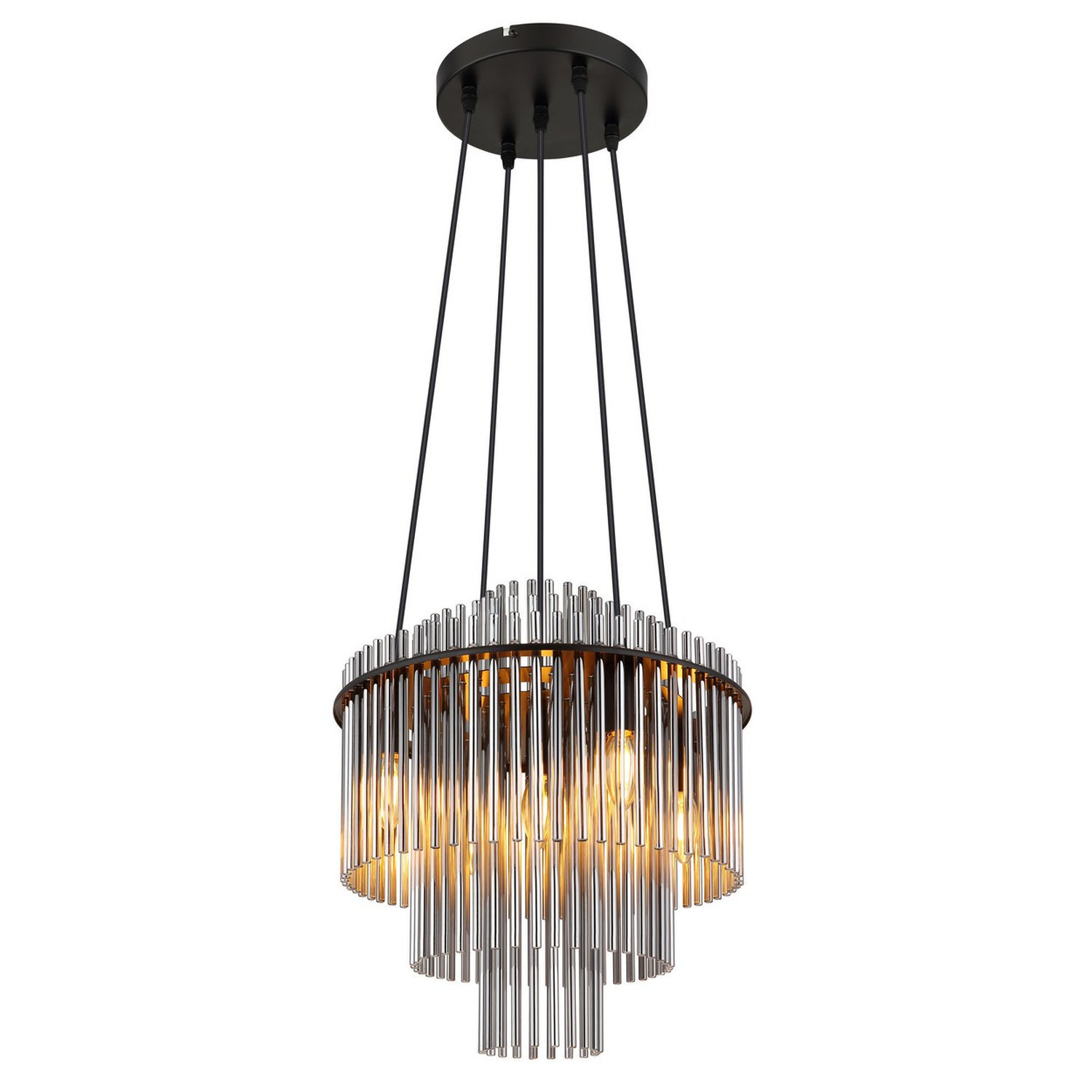 Globo Lighting Gorley Pendant Light Black
