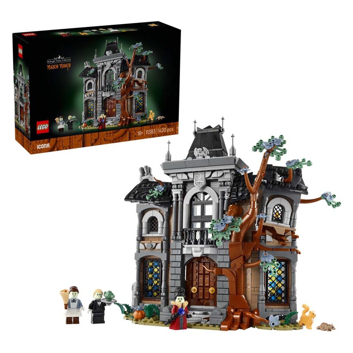 LEGO Icons Mayor Manor Haunted House 11383 Gothic Décor - Image 18