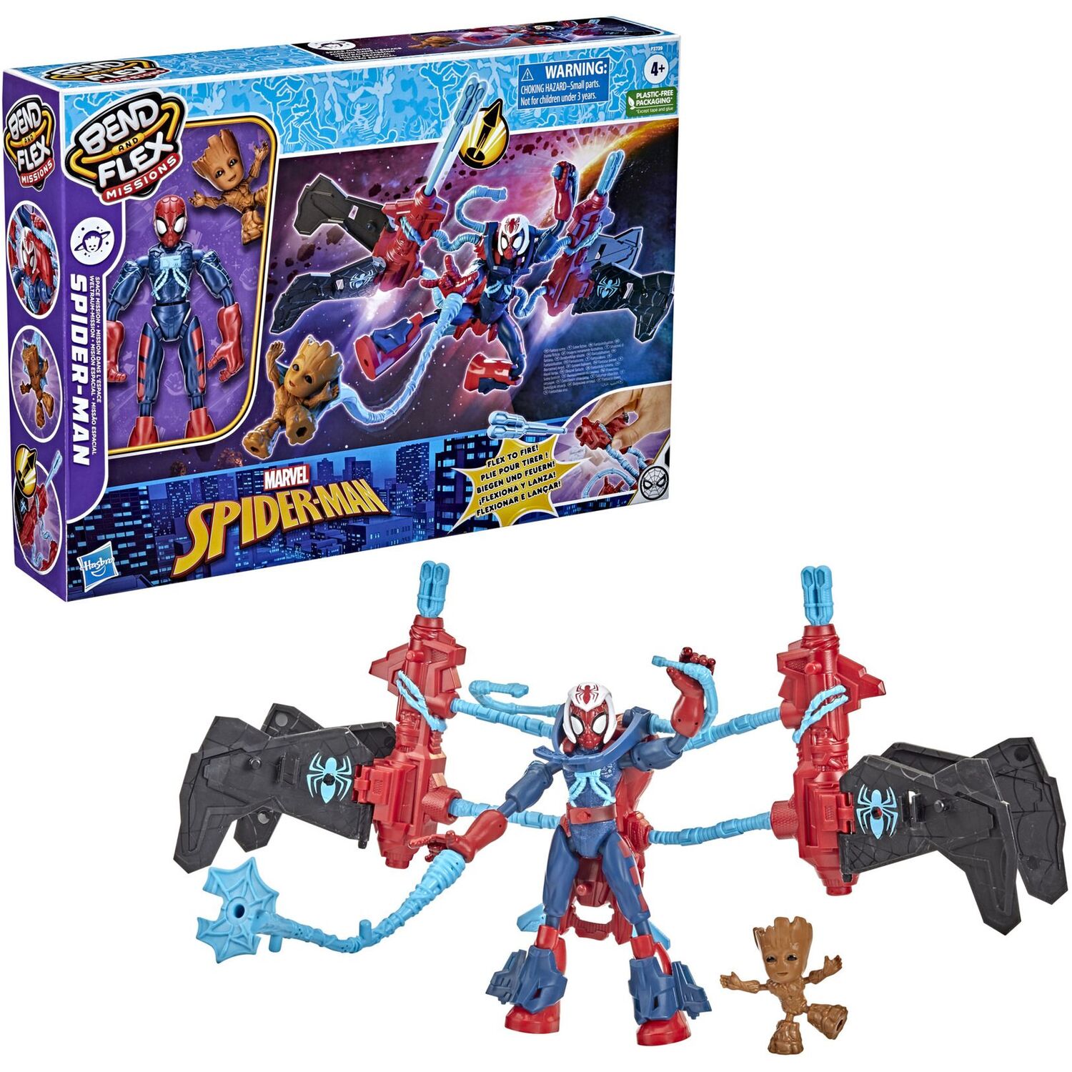 Image of Marvel Spider-Man Bend and Flex Missions Space Mission - Various