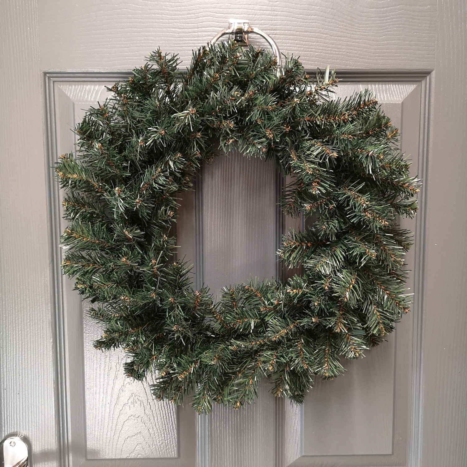 Premier Christmas Woodcote Spruce Christmas Door Wreath - Green
