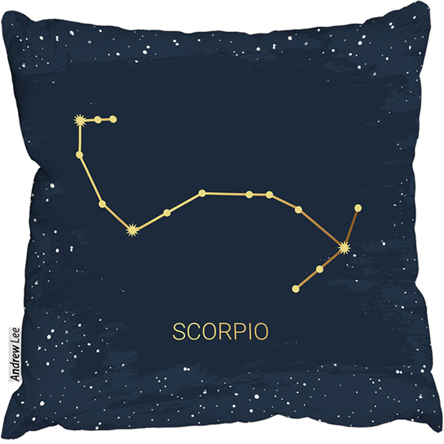 Gold Scorpio Outdoor Comfy Cushion - Blue / 60cm