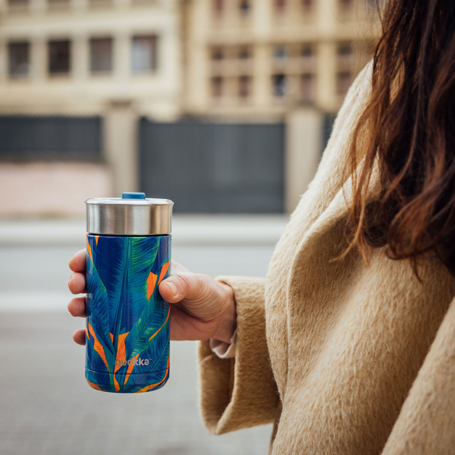 Thermal Coffee Tumbler 400ml - Multi-coloured