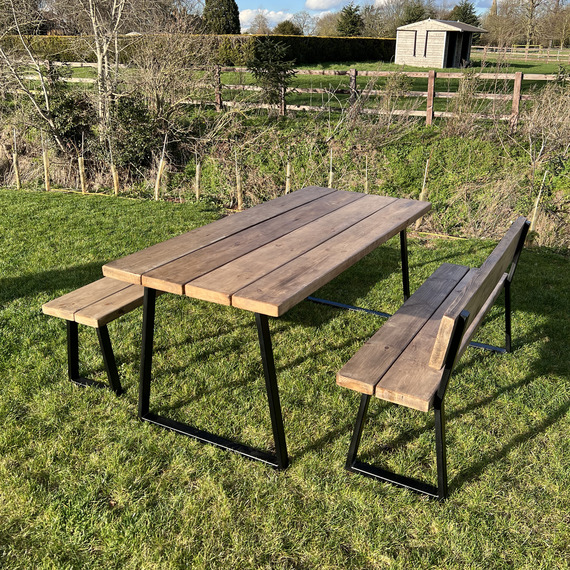 Outdoor Slatted Table