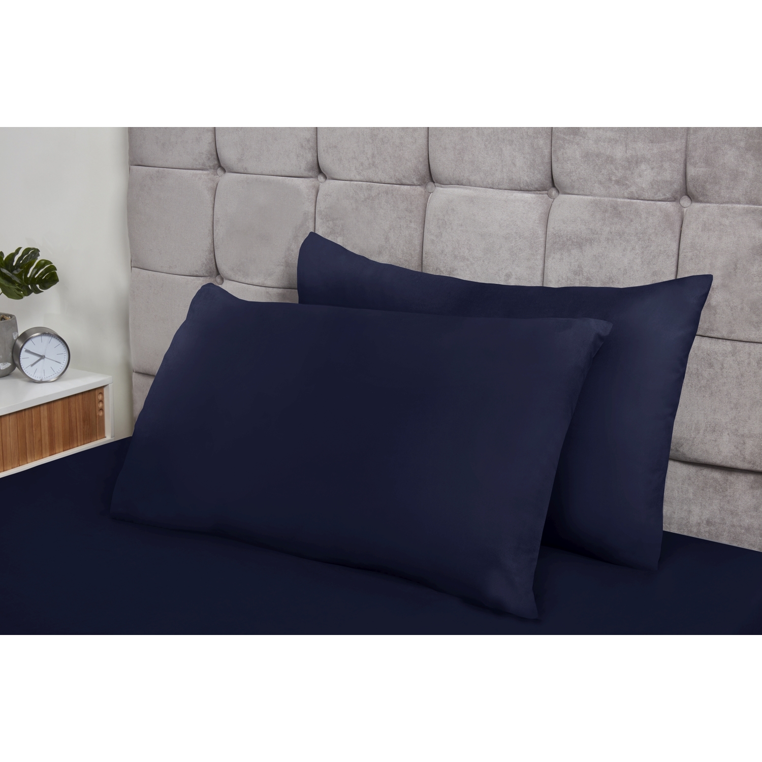 Lyla Pillowcase - Navy