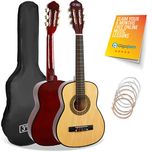 Natural 3rd Avenue 14 Size Classical Guitar Pack shot 3829638