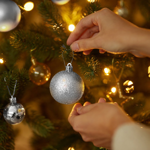 Set Of 64 Christmas Baubles