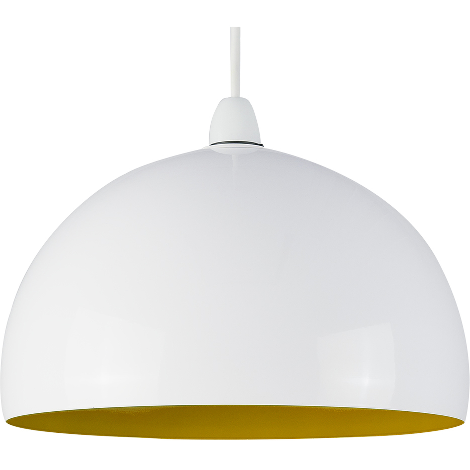 Image of Modern Gloss White And Yellow Metal&hellip;