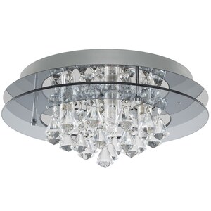 Romano Clear Ceiling Light (Flush)