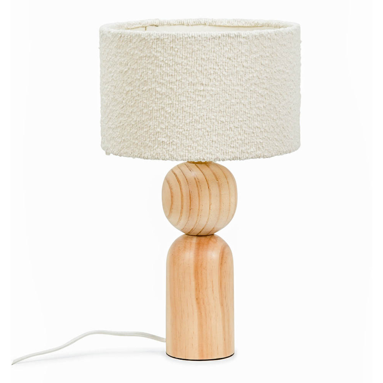 Image of Azalea Wooden Table Lamp - Brown&hellip;