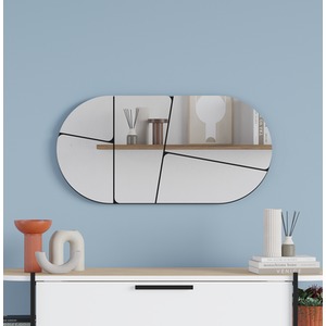 Otis Modern Unframed Wall Mounted Mirror