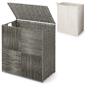 110L Laundry Hamper with Lid