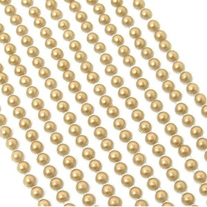 1000 x Gold Flat Backed Pearls