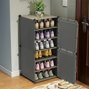 Dust-proof Grey Shoe Organizer