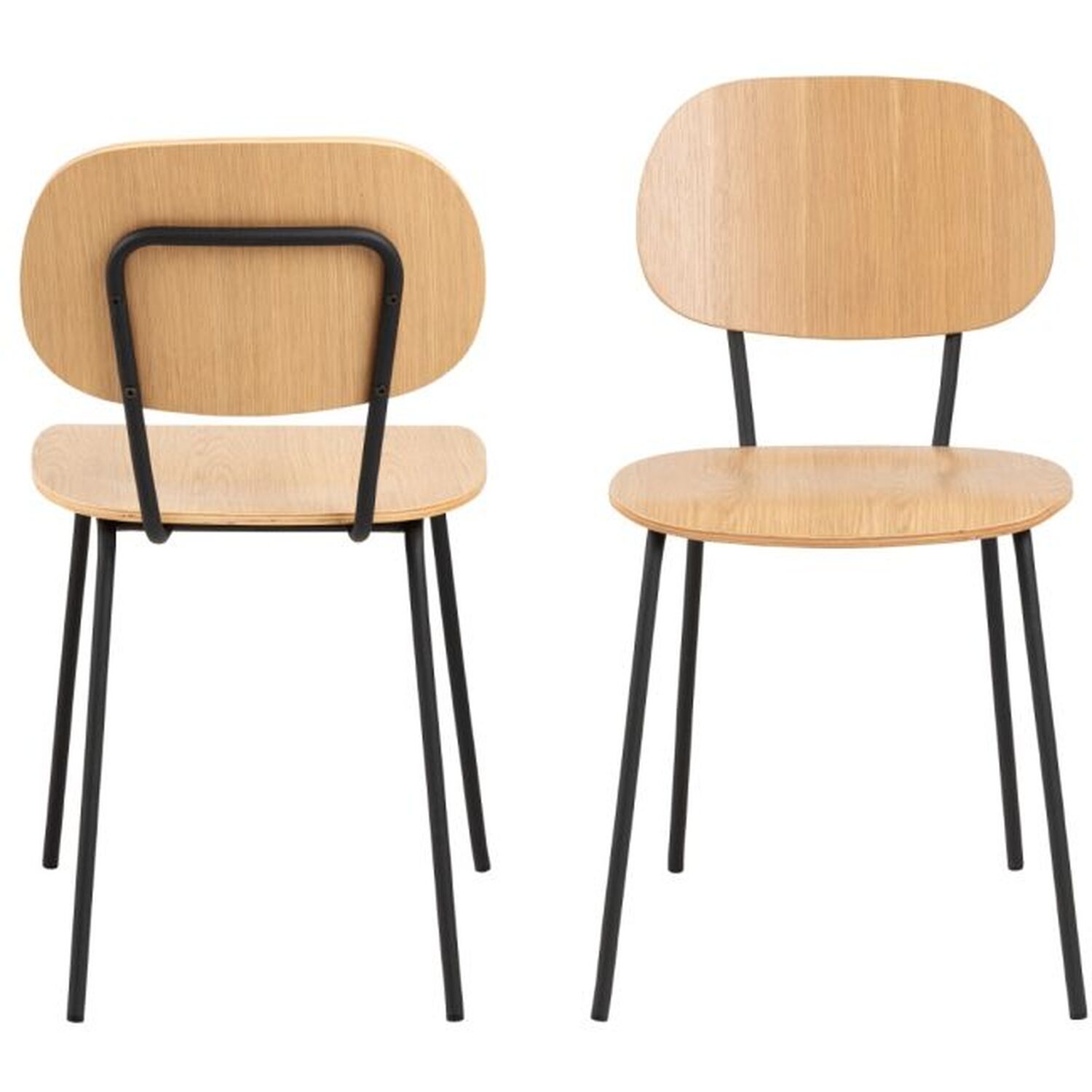 Amira Dining Chair Set Of 2 - Brown