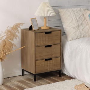 Home Source Reedham 3 Drawer Bedside