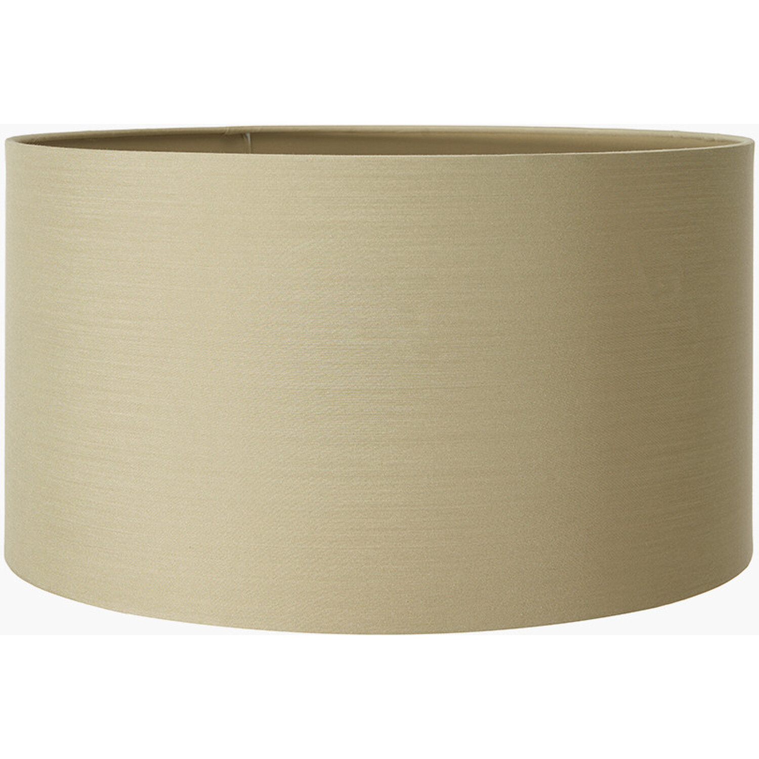 40cm Poly Cotton Cylinder Lampshade - Brown