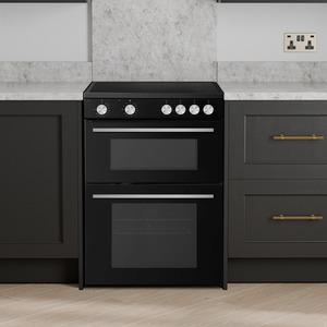 Willow Freestanding Electric Twin Cavity Cooker with Ceramic Hob