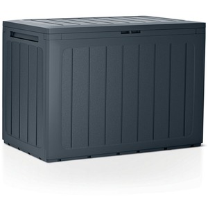 Outdoor Storage Box Garden Patio Plastic Chest Lid Container