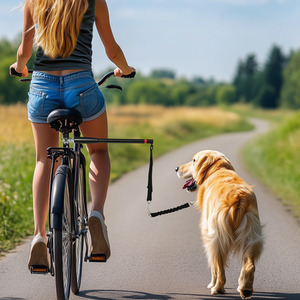 PawHut Dog Lead for Bicycle Easy Installation for Cycling Training