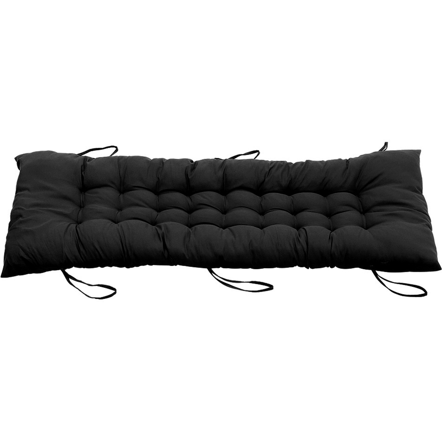 Lifeideas Outdoor Soft Lounger Cushion - Black / 40*110Cm
