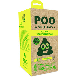 MPets Poo Bags Lemon Scented 120 bags