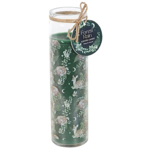 Forest Rain Scented Glass Tube Candle