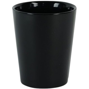 Ceramic Black Gloss Indoor Plant Pot